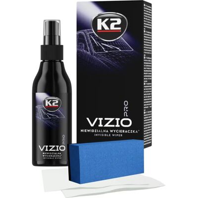 K2 VIZIO PRO Imperméabilisant pour pare-brise - Revêtement hydrophobe pour une visibilité claire K2 VIZIO PRO Imperméabilisant pour pare-brise - Revêtement hydrophobe pour une visibilité claire