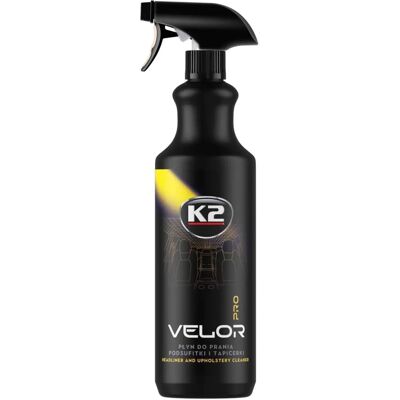 K2 Velor PRO Limpador de estofos e forros de teto - 1L K2 Velor PRO Limpador de estofos e forros de teto - 1L
