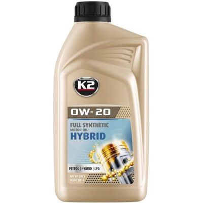 Óleo de motor K2 Hybrid 0W-20 1L - Híbrido Óleo de motor K2 Hybrid 0W-20 1L - Híbrido