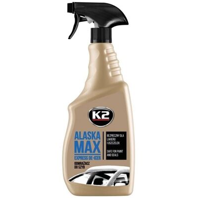 K2 Alaska 700ml Descongelador de Para-brisa - Spray de Gelo K2 Alaska 700ml Descongelador de Para-brisa - Spray de Gelo