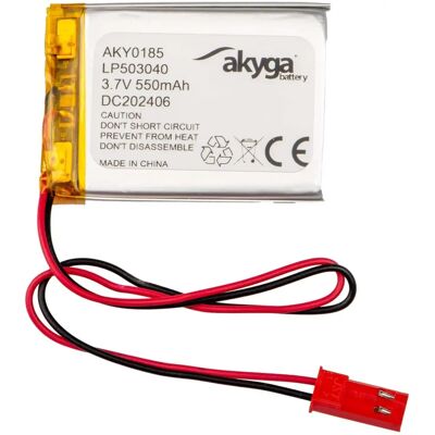 Akyga Battery LP503040 - Lithium Polymer 3.7V 550mAh Akyga Battery LP503040 - Lithium Polymer 3.7V 550mAh