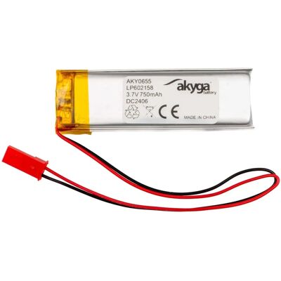 Akyga LP602158 Srebrny Akumulator Litowo-Polimerowy - Typ Akumulatora Akyga LP602158 Srebrny Akumulator Litowo-Polimerowy - Typ Akumulatora