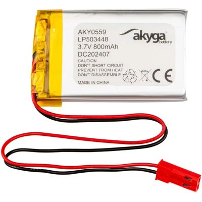 Akyga AKY0559 Lithium-Polymer-Batterie - 800mAh - Silber Akyga AKY0559 Lithium-Polymer-Batterie - 800mAh - Silber