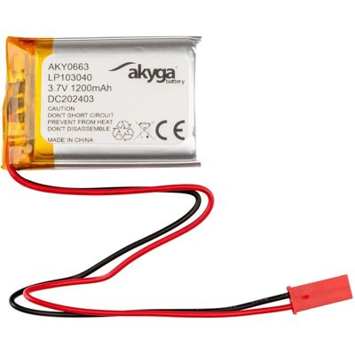 Akyga AKY0663 Bateria LiPo Prata 1200mAh - Bateria Akyga AKY0663 Bateria LiPo Prata 1200mAh - Bateria