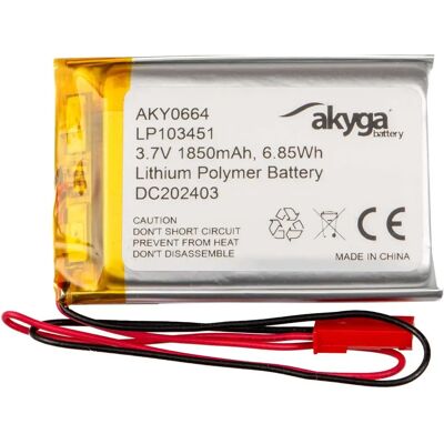 Batería de Teléfono de Polímero de Litio Akyga Aky0664 - Plata Batería de Teléfono de Polímero de Litio Akyga Aky0664 - Plata