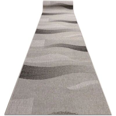 Rugsx - Alfombra de pasillo SizaL Floorlux - Beige y gris - 70x140 cm Rugsx - Alfombra de pasillo SizaL Floorlux - Beige y gris - 70x140 cm