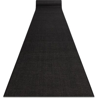 Alfombra de pasillo Sissal negro - Rug de pasillo Alfombra de pasillo Sissal negro - Rug de pasillo
