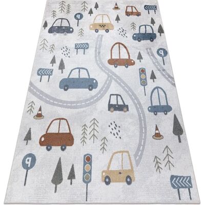 RugsX BONO 8436 Children's Carpet - Cream / Light Grey - Carpet RugsX BONO 8436 Children's Carpet - Cream / Light Grey - Carpet
