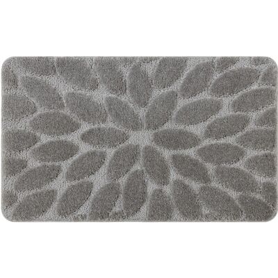 RugsX Alfombra de baño SUPREME STONES - Antideslizante, Suave - Gris RugsX Alfombra de baño SUPREME STONES - Antideslizante, Suave - Gris