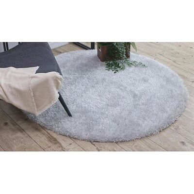 RugsX BUENOS Círculo Plata 120cm - Alfombra RugsX BUENOS Círculo Plata 120cm - Alfombra