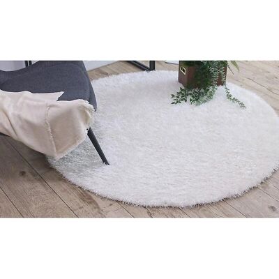 RugsX Buenos Modelo 7001 Alfombra Felpa Blanca - Alfombra RugsX Buenos Modelo 7001 Alfombra Felpa Blanca - Alfombra