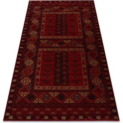 RugsX Alfombra de lana KASHQAI 4346 300 - Oriental Geométrico Burdeos 120x170 cm RugsX Alfombra de lana KASHQAI 4346 300 - Oriental Geométrico Burdeos 120x170 cm