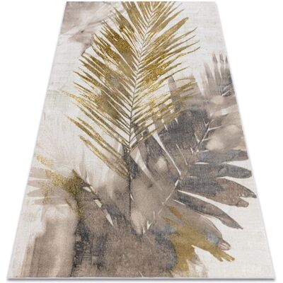 RugsX BLISS Z216AZ137 Alfombra - Crema / Dorado - Moderna, Estructural, Hojas de Palma RugsX BLISS Z216AZ137 Alfombra - Crema / Dorado - Moderna, Estructural, Hojas de Palma