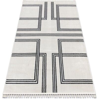 RugsX Alfombra Amour Crema Geométrica - 98x300 cm RugsX Alfombra Amour Crema Geométrica - 98x300 cm
