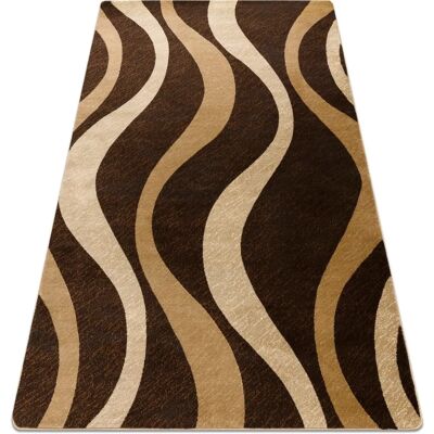 RugsX - Alfombra Royal G3565 Olas - marrón / beige - 100x200cm RugsX - Alfombra Royal G3565 Olas - marrón / beige - 100x200cm
