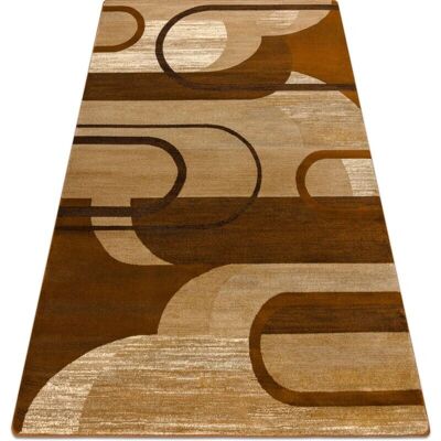 Alfombra RugsX Royal HE405 Geométrica - marrón / crema - Alfombra Alfombra RugsX Royal HE405 Geométrica - marrón / crema - Alfombra