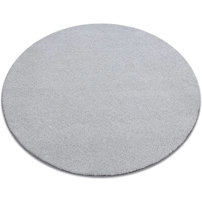 RugsX Tapis - Micro velours rond gris 150cm - Tapis - Publicité RugsX Tapis - Micro velours rond gris 150cm - Tapis - Publicité