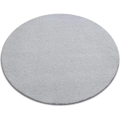 RugsX Alfombra - Microfelpa de terciopelo gris 90 - Alfombra RugsX Alfombra - Microfelpa de terciopelo gris 90 - Alfombra