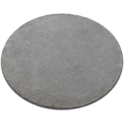 Alfombra RugsX - Círculo gris discreto - Alfombra Alfombra RugsX - Círculo gris discreto - Alfombra