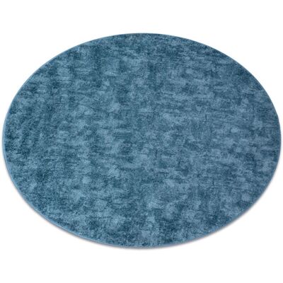 RugsX - Alfombra redonda Pozzolana azul 100cm - Alfombra RugsX - Alfombra redonda Pozzolana azul 100cm - Alfombra