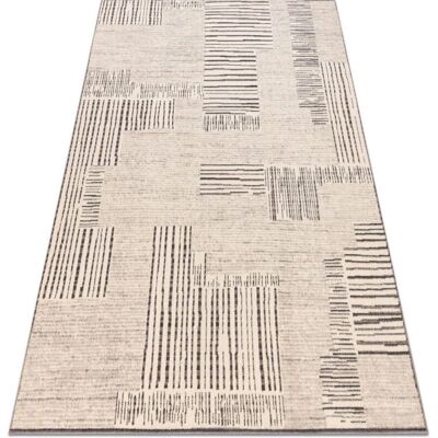 Χαλί Μαλλί Angel - Μπεζ / Γκρι - 80x150 cm Χαλί Μαλλί Angel - Μπεζ / Γκρι - 80x150 cm