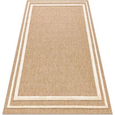 RugsX SPARK 0687A μπεζ / κρεμ χαλί - Πλαίσιο, σίσαλ, δομικό 180x270 cm RugsX SPARK 0687A μπεζ / κρεμ χαλί - Πλαίσιο, σίσαλ, δομικό 180x270 cm