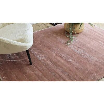 Χαλί βελούδινο ροζ RugsX - 80x150 cm Συλλογή Visco Χαλί βελούδινο ροζ RugsX - 80x150 cm Συλλογή Visco