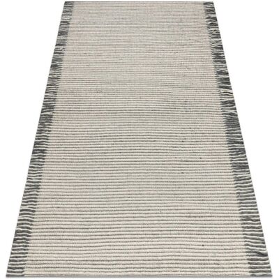 RugsX Μαλλί χαλί TAHAR 99003F - Χειροποίητο, Κρέμα / Γκρι RugsX Μαλλί χαλί TAHAR 99003F - Χειροποίητο, Κρέμα / Γκρι
