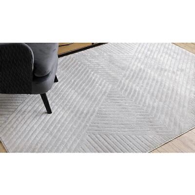 RugsX Χαλί BALANCE 1503 γκρι - Γεωμετρικό, δομικό, glamour RugsX Χαλί BALANCE 1503 γκρι - Γεωμετρικό, δομικό, glamour