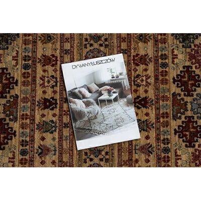 RugsX KESHAN Alfombra de pasillo - Beige / Terracota - 90cm x 350cm - Alfombra RugsX KESHAN Alfombra de pasillo - Beige / Terracota - 90cm x 350cm - Alfombra