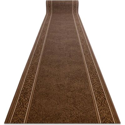 RugsX Coureur antidérapant ST. TROPEZ Cadre caoutchouc marron 80cm - Runner Rug - Publicité RugsX Coureur antidérapant ST. TROPEZ Cadre caoutchouc marron 80cm - Runner Rug - Publicité