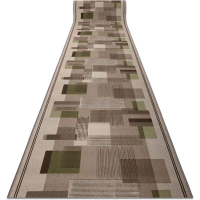 RugsX Alfombra pasillo antideslizante beige LISTRA 100x340cm RugsX Alfombra pasillo antideslizante beige LISTRA 100x340cm