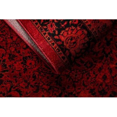 RugsX ORIENT 5125 Χαλί - Κλασικά Φουντάκια, Βουργουνδία/Μαύρο, 150x230cm RugsX ORIENT 5125 Χαλί - Κλασικά Φουντάκια, Βουργουνδία/Μαύρο, 150x230cm
