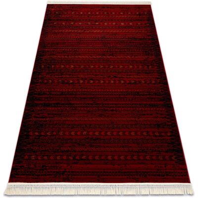 RugsX ORIENT 5820 Χαλί Βουργουνδία / Μαύρο - Ανατολίτικο, Ρίγες με Κρόσσια RugsX ORIENT 5820 Χαλί Βουργουνδία / Μαύρο - Ανατολίτικο, Ρίγες με Κρόσσια