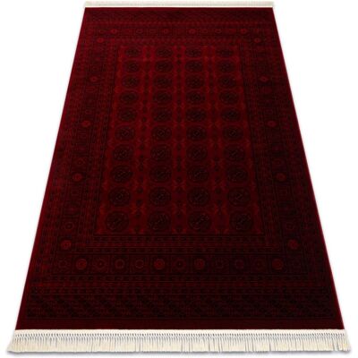 RugsX ORIENT 6889 Carpet - Burgundy / Black - Oriental RugsX ORIENT 6889 Carpet - Burgundy / Black - Oriental