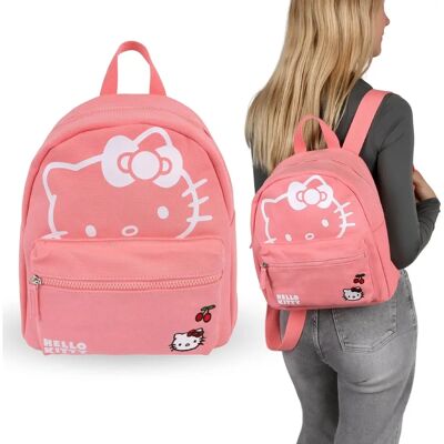 Hello Kitty Różowa Damska Bawełniana Torba - Torba szkolna Hello Kitty Różowa Damska Bawełniana Torba - Torba szkolna