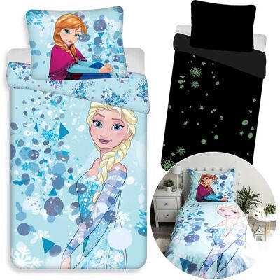 Pościel Disney Frozen Niebieska, Luminescencyjna - 140x200 cm Pościel Disney Frozen Niebieska, Luminescencyjna - 140x200 cm