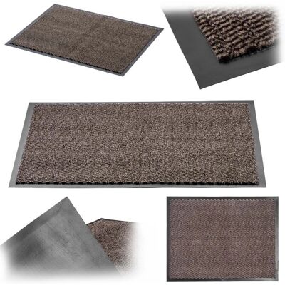 Kadax Door Mat - Brown 80x60cm - Universal Entry Rug Kadax Door Mat - Brown 80x60cm - Universal Entry Rug