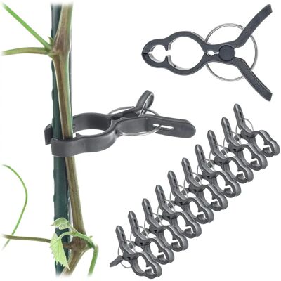 Kadax Plant Clips - Supports Stems, Flexible, Weatherproof - Plant Support Accessories Kadax Plant Clips - Supports Stems, Flexible, Weatherproof - Plant Support Accessories
