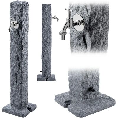 KADAX Garden Post Tanker - Anthracite/Brown - Garden post with tap & valve KADAX Garden Post Tanker - Anthracite/Brown - Garden post with tap & valve