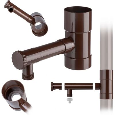 Raccoglitore di acqua piovana KADAX - 80mm con valvola di gronda Raccoglitore di acqua piovana KADAX - 80mm con valvola di gronda