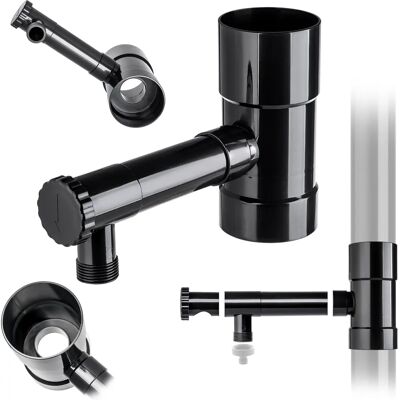 KADAX Collecteur d'eau de pluie avec valve 80mm - Collecteur d'eau - Publicité KADAX Collecteur d'eau de pluie avec valve 80mm - Collecteur d'eau - Publicité