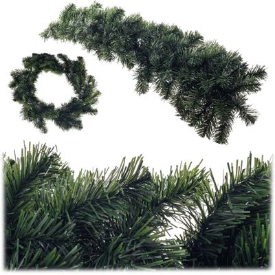 KADAX Weihnachtsgirlande - 100 cm Grün KADAX Weihnachtsgirlande - 100 cm Grün