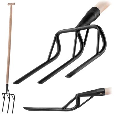 KADAX Fourche de Jardin - Outil de creusage en acier robuste - Publicité KADAX Fourche de Jardin - Outil de creusage en acier robuste - Publicité