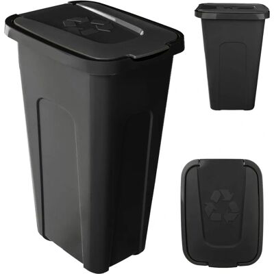 Kadax 30L Trash Bin - Segregation, Durable Plastic Kadax 30L Trash Bin - Segregation, Durable Plastic