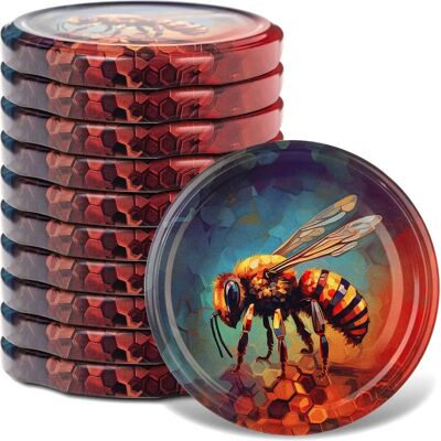 KADAX Jar Caps - 82mm Metal Lids for Preserves KADAX Jar Caps - 82mm Metal Lids for Preserves