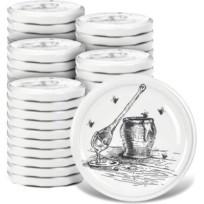KADAX Jar Lids Fi 82mm - Preserves Jar Covers KADAX Jar Lids Fi 82mm - Preserves Jar Covers