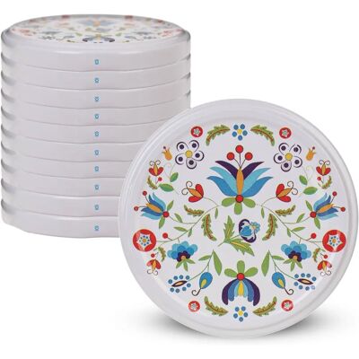 KADAX 10x Jar caps fi 82 - Jar lids preserves KADAX 10x Jar caps fi 82 - Jar lids preserves