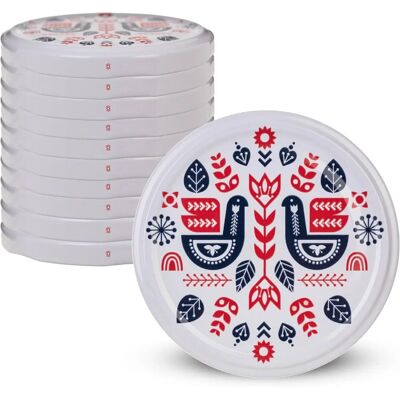 KADAX 82mm Jar Lids - Preserves, Reusable, Metal, Seal, Variety KADAX 82mm Jar Lids - Preserves, Reusable, Metal, Seal, Variety