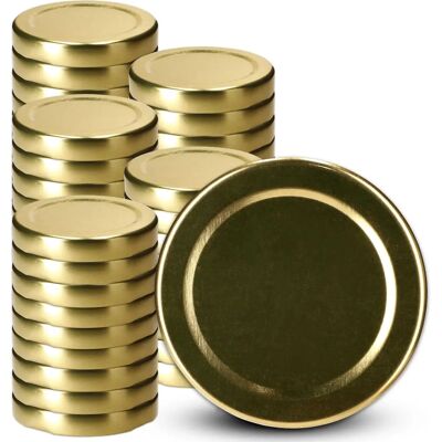 KADAX Screw Caps for Jars - Black, Silver, Gold, Green, White, Red - Suitable for 58 mm KADAX Screw Caps for Jars - Black, Silver, Gold, Green, White, Red - Suitable for 58 mm
